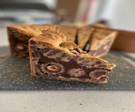 Ferrero Rocher Cookie Pie