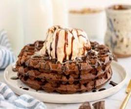 Fudge Brownie Waffle