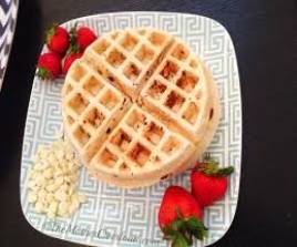 White Chocolate Waffle
